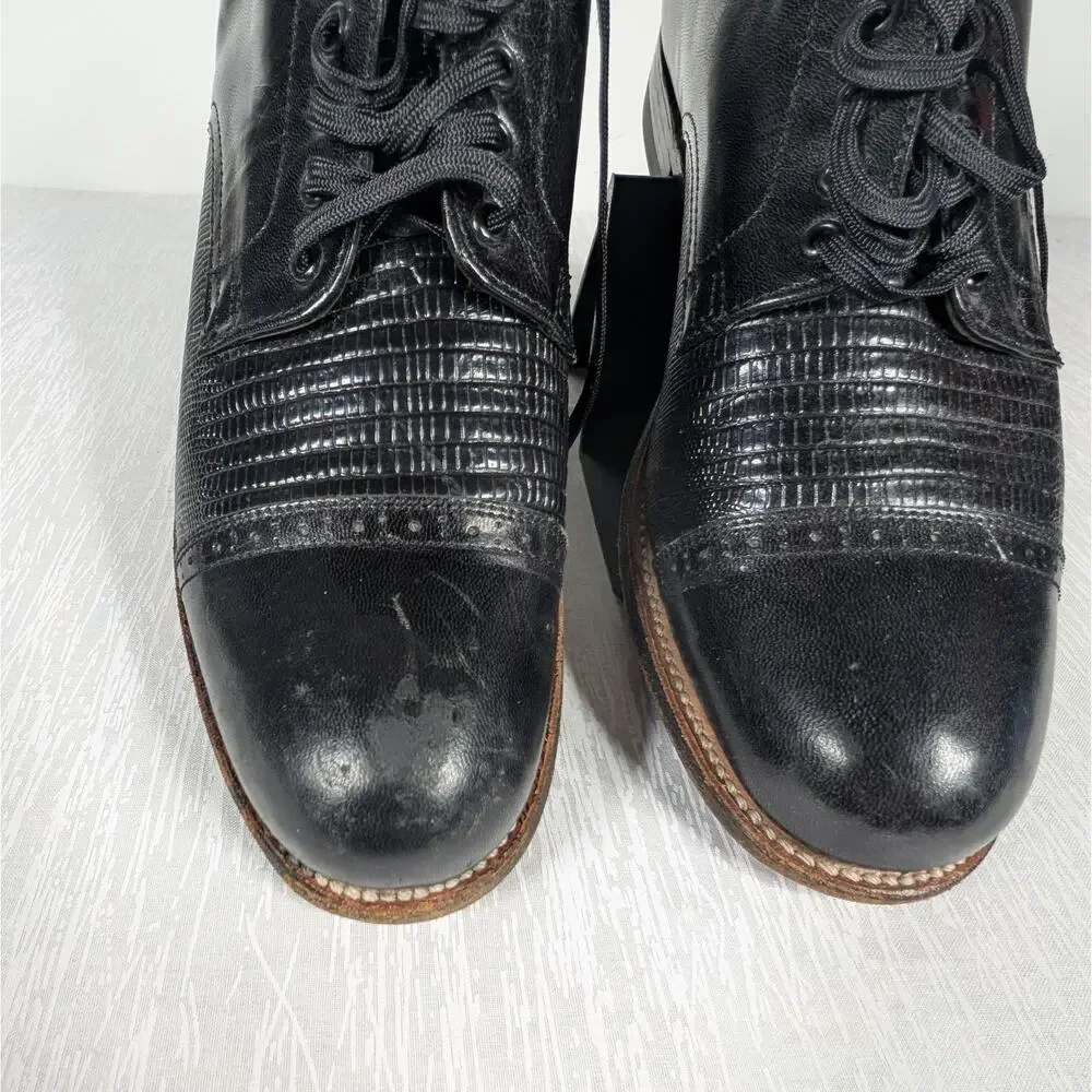 Stacy Adams Oxford Shoes Mens Size 8.5 D Black Madison (00049-01)